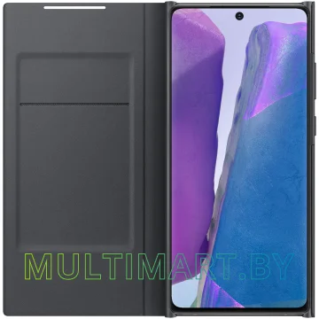 Чехол Samsung Smart LED View Cover для Galaxy Note 20 (черный) картинка 3